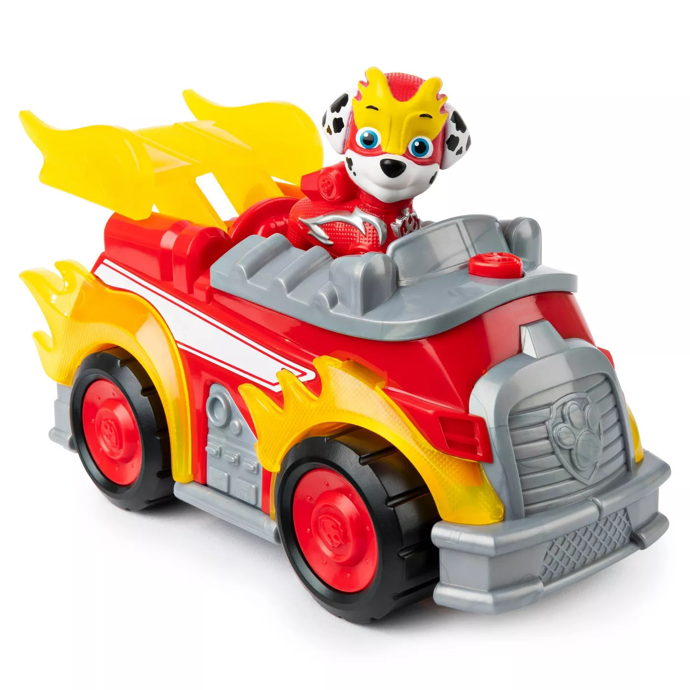 Paw Patrol Mighty Pups Super Paw Marshall Deluxe Vehicle