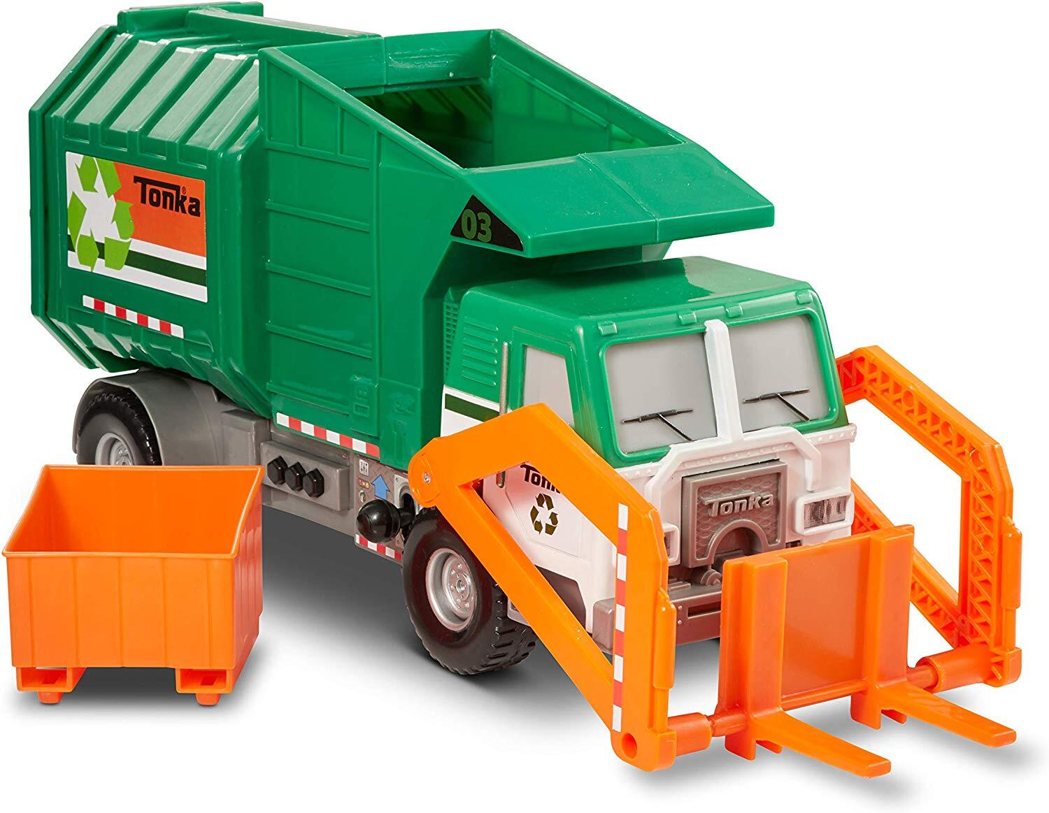 funrise toy tonka mighty motorized garbage truck