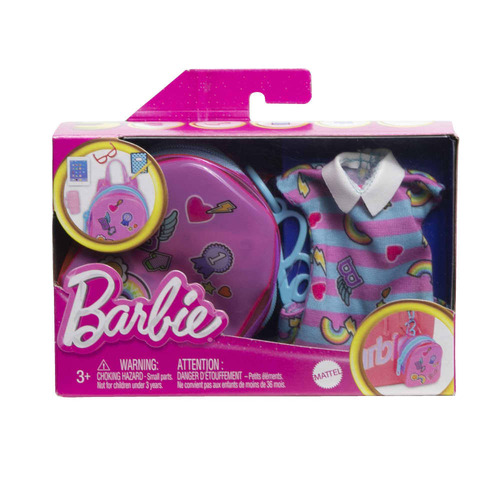 Barbie Fashions School Outfit Deluxe Bag + Accessories