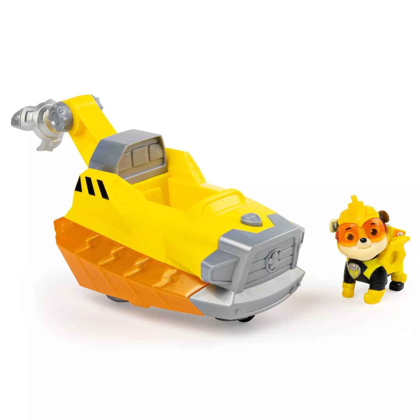 Paw Patrol Mighty Pups Charged Up Rubble Deluxe Vehicle