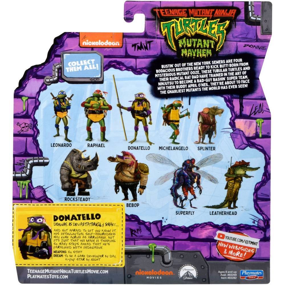 TMNT Mutant Mayhem Donatello Action Figure