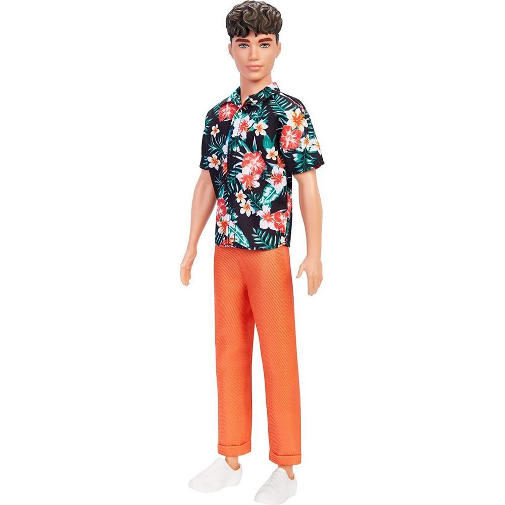 Barbie Fashionistas Ken Doll 184 Floral Hawaiian Shirt