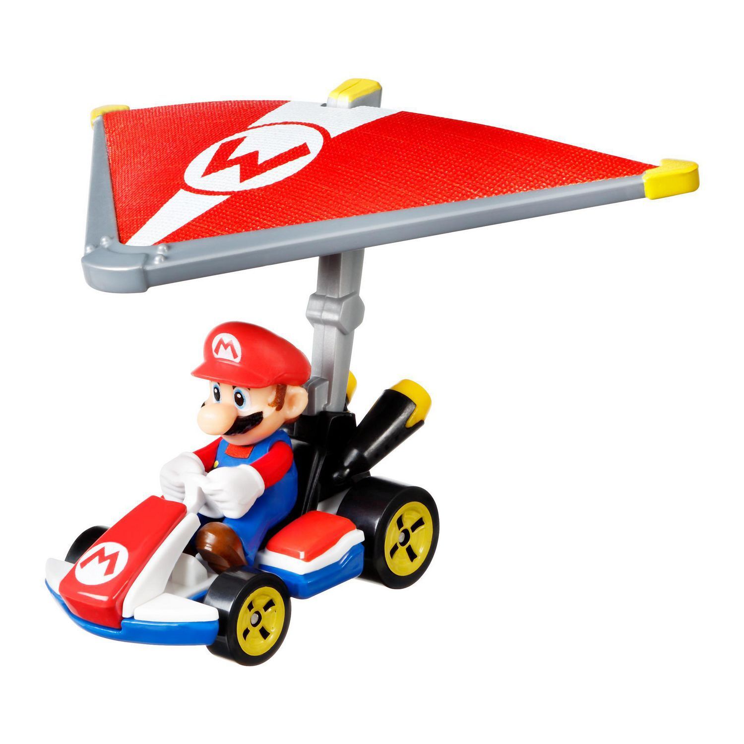 Hot Wheels Mario Kart Mario Standard Kart + Super Glider