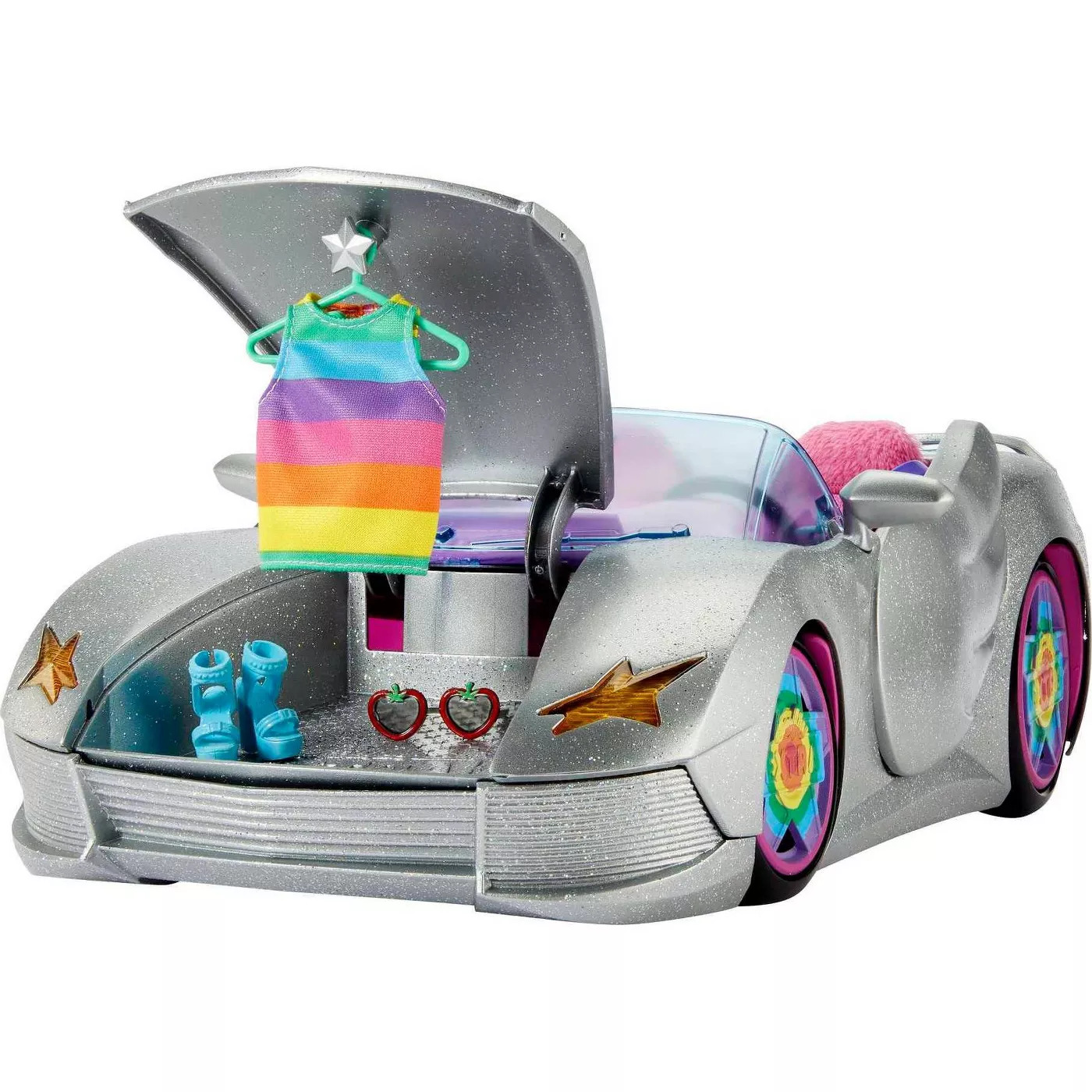 Barbie Extra Vehicle Sparkly Silver Car