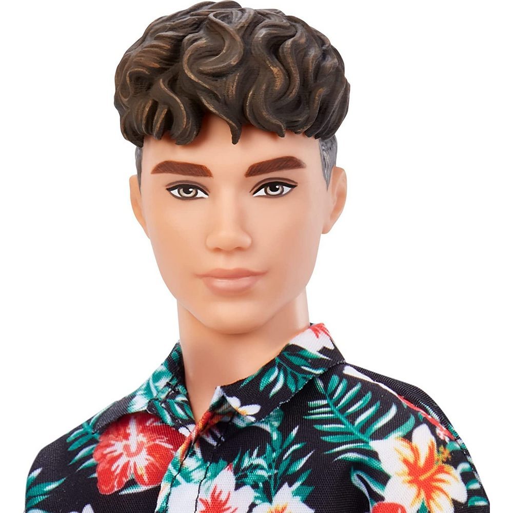 Barbie Fashionistas Ken Doll 184 Floral Hawaiian Shirt