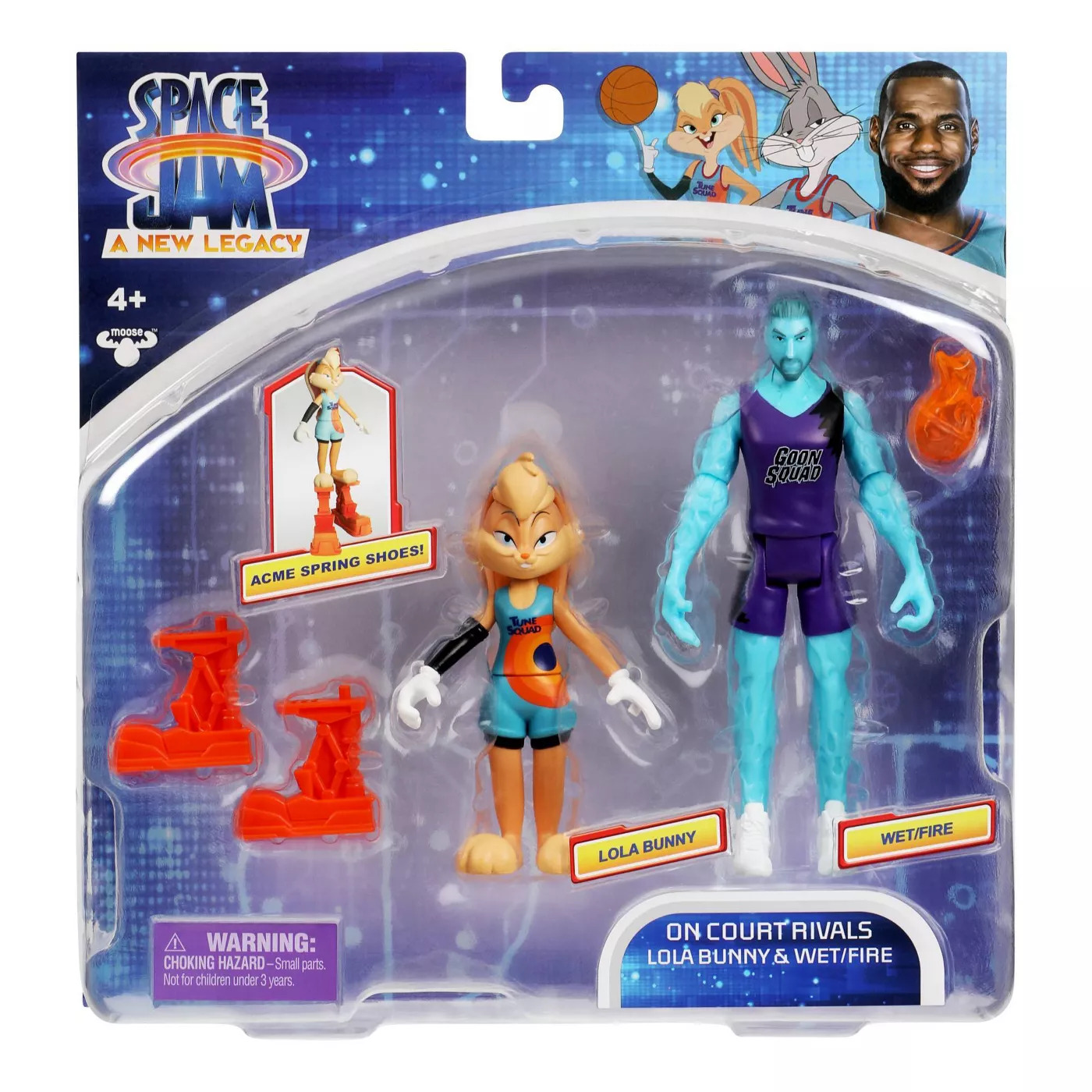 Space Jam A New Legacy Lola Bunny & Wet/Fire Figure 2 Pack