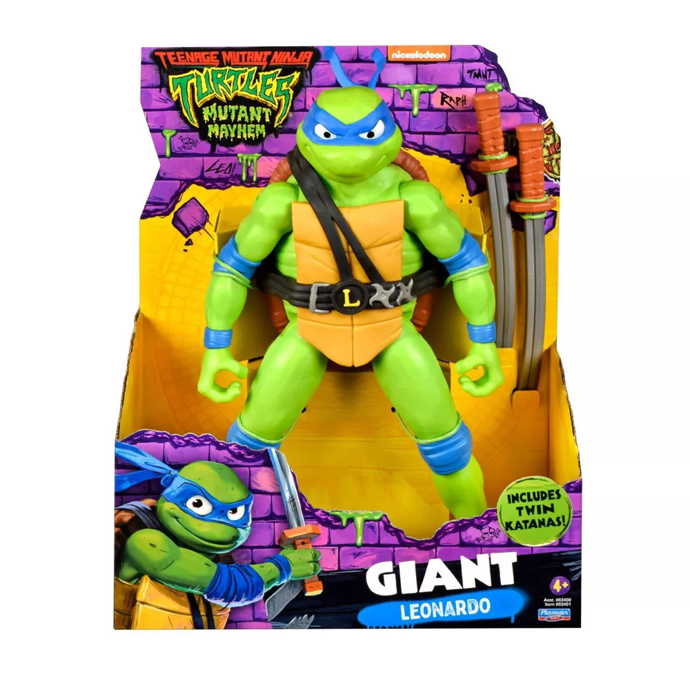 TMNT Mutant Mayhem Leonardo Giant Figures