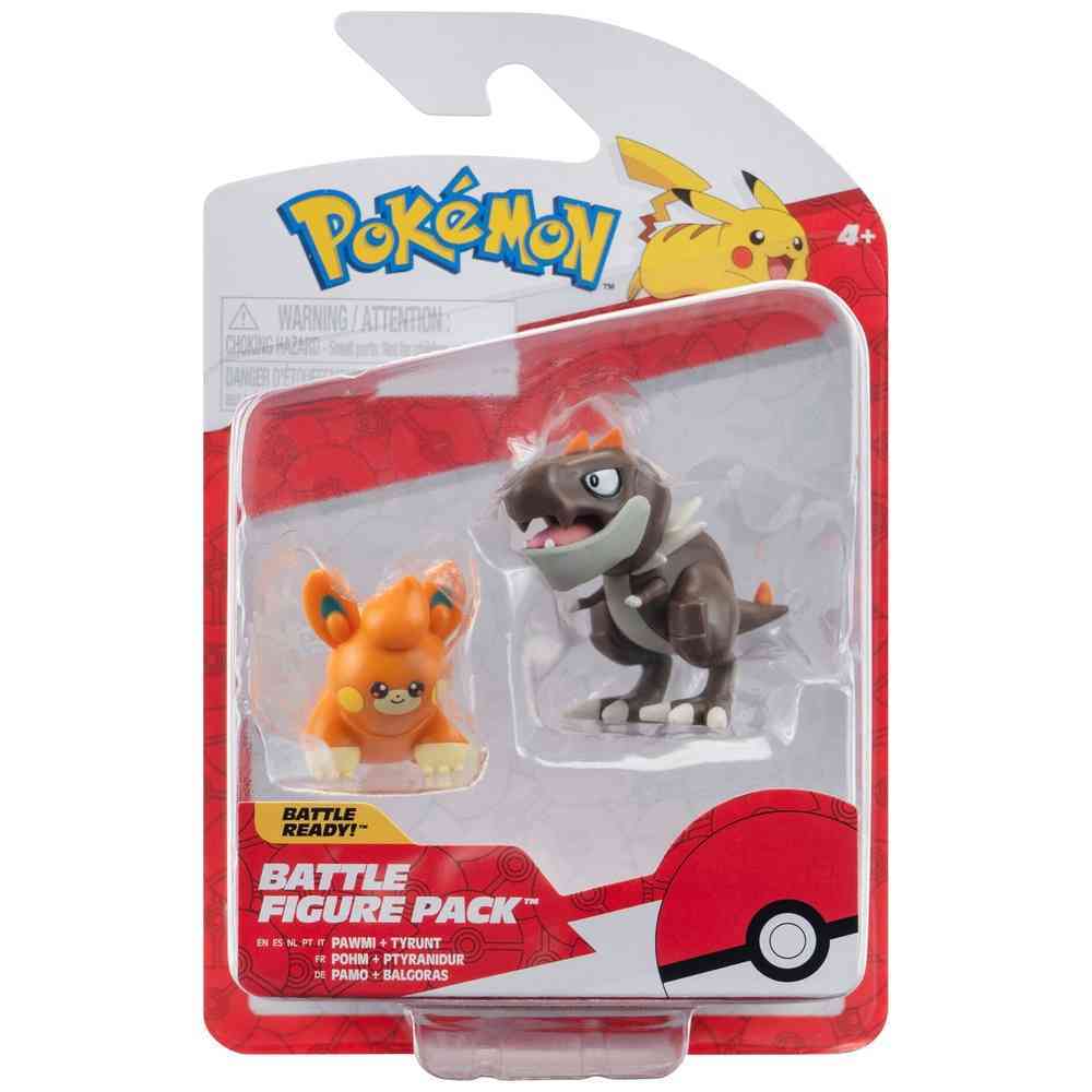 Pokemon Battle Figure Pawmi + Tyrunt