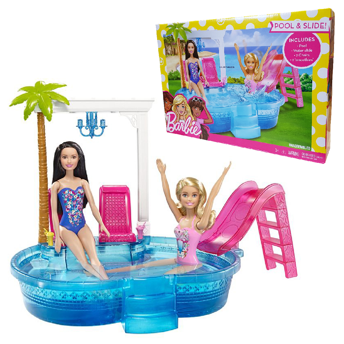 Barbie Pool And Slide