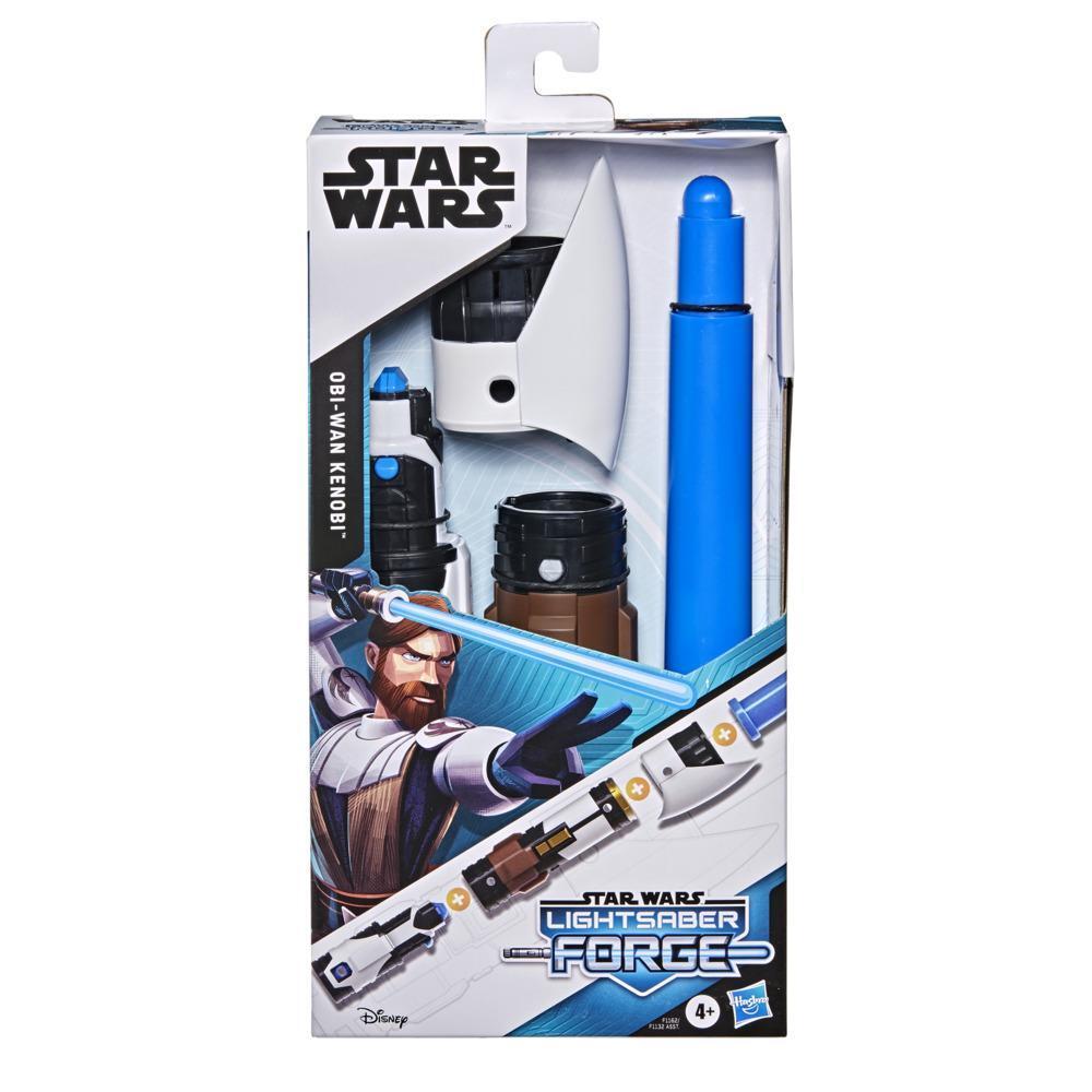 Star Wars Lightsaber Forge Obi-Wan Kenobi Extendable Blue Lightsaber