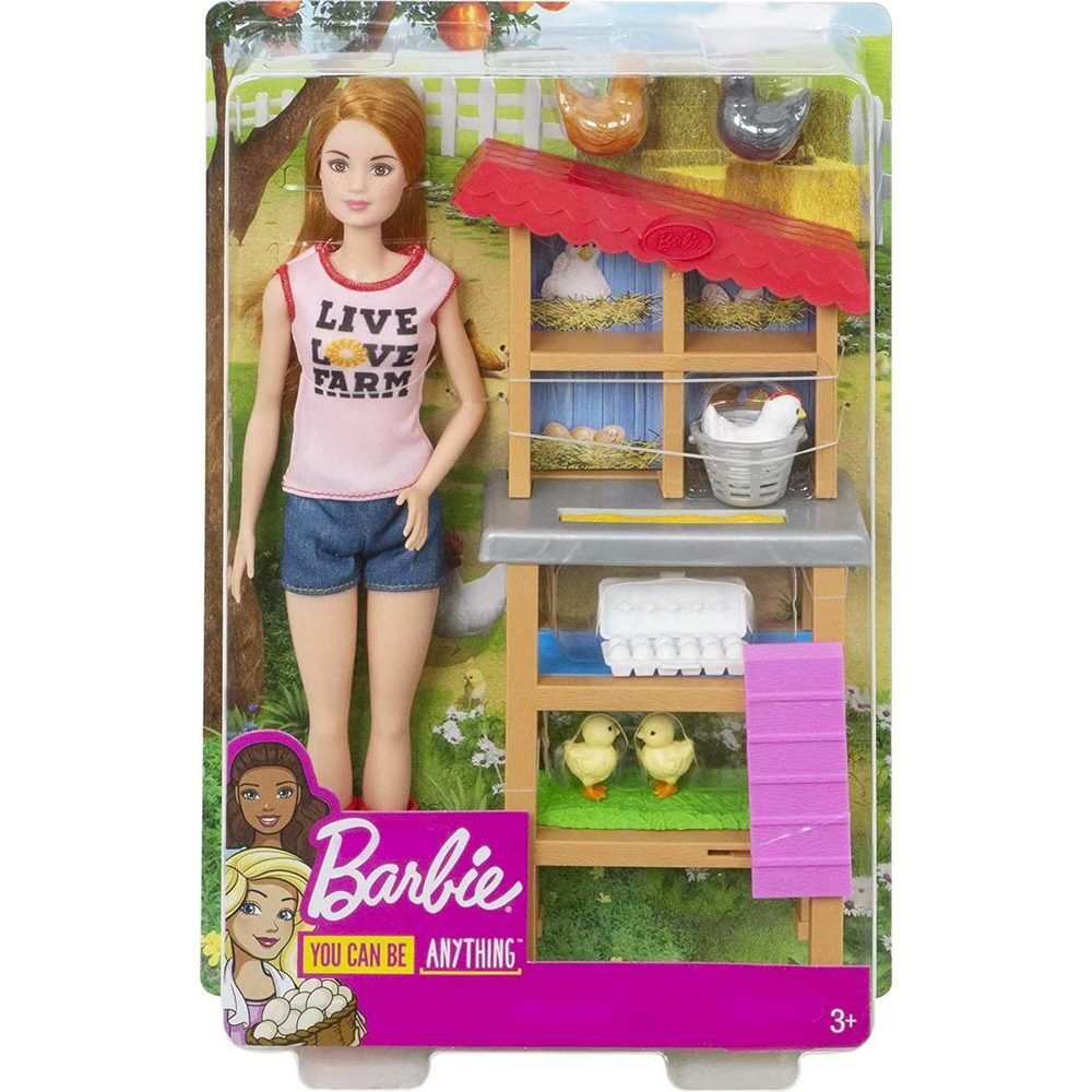 Barbie Chicken Farmer Doll and Playset