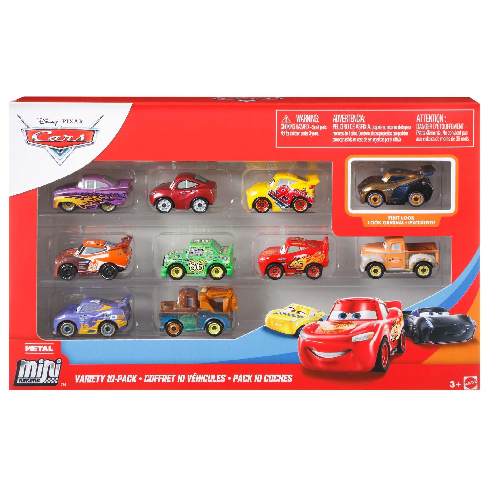 Disney Pixar Cars Mini Racers 10 Pack