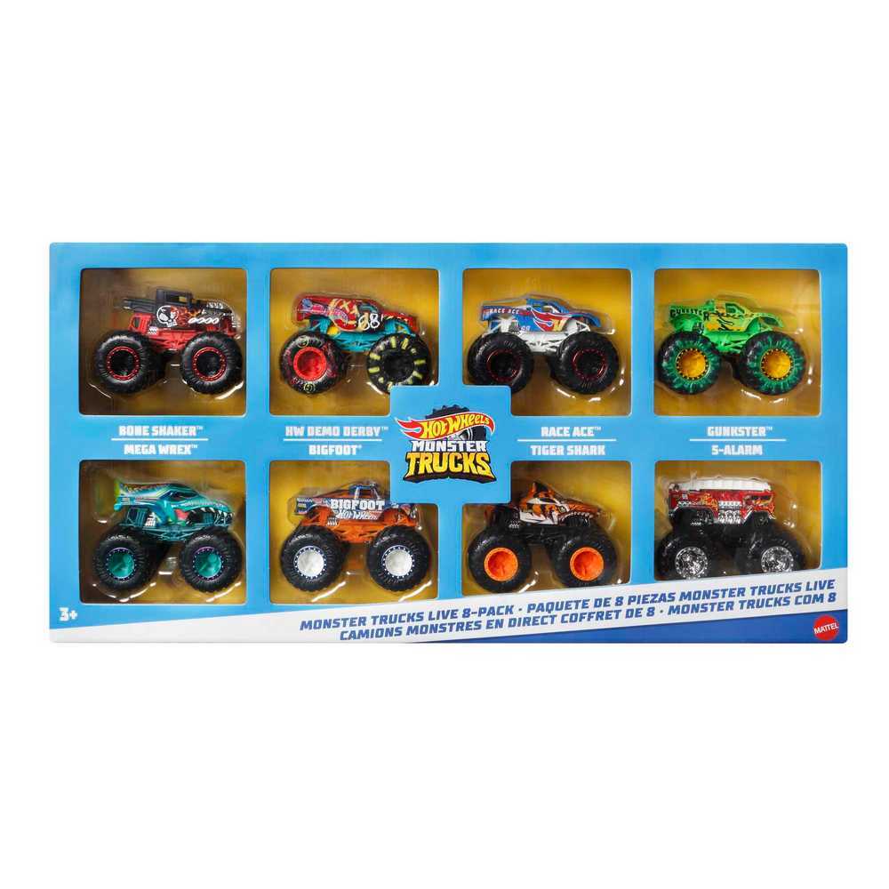 Hot Wheels Monster Trucks Live 8Pack