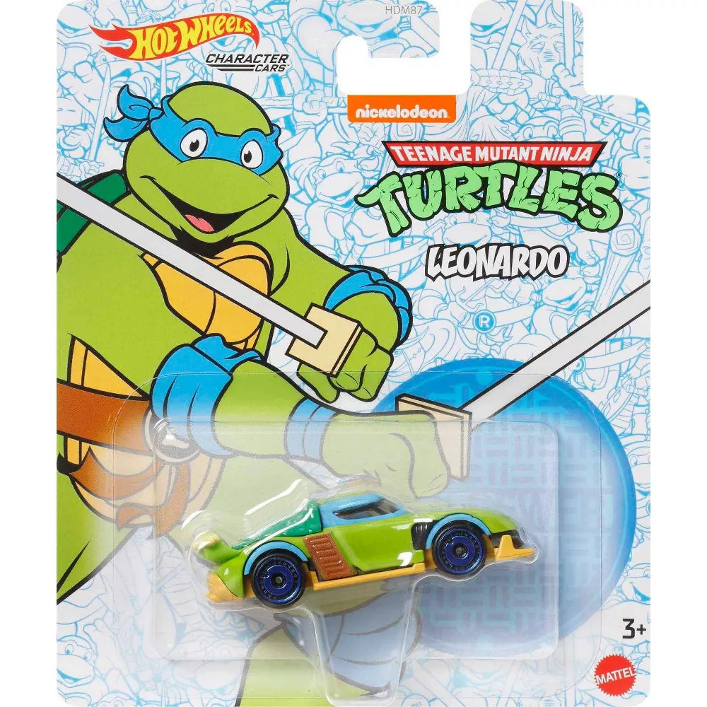 Hot Wheels Character Cars TMNT Leonardo