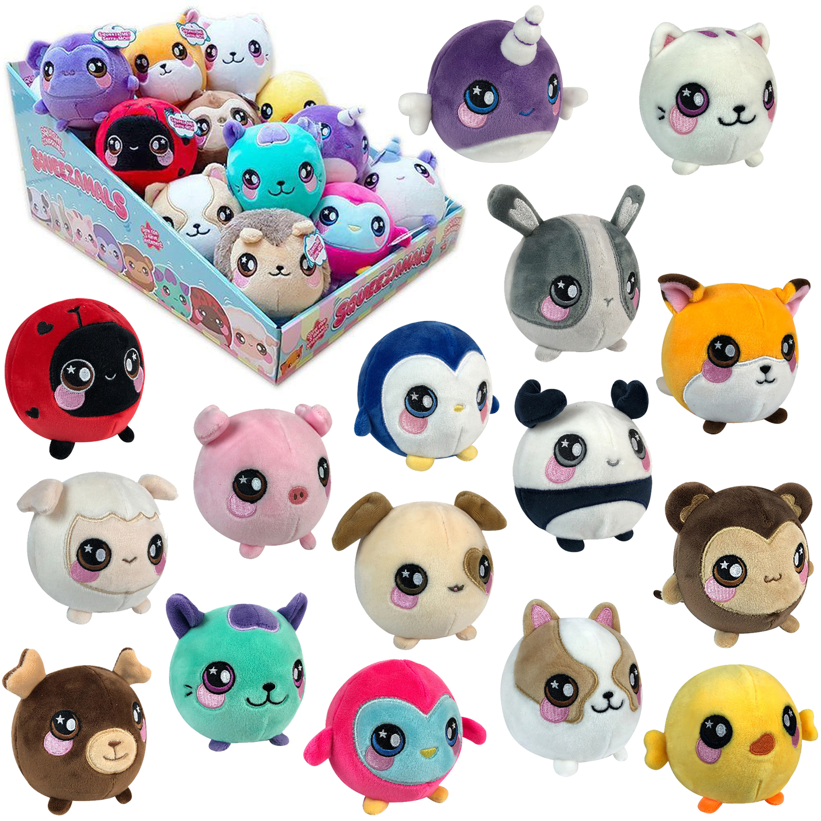 Squeezamals Soft Scented Plush