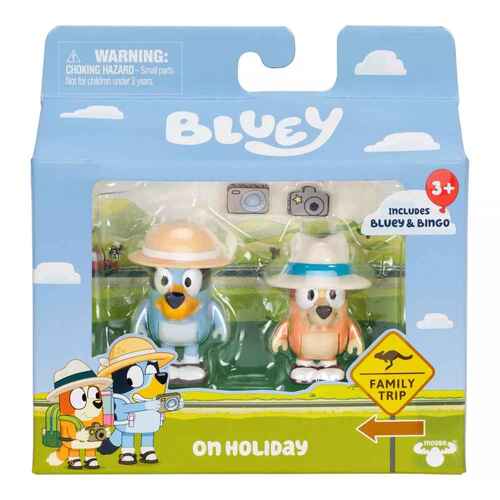 Bluey Figures On Holiday