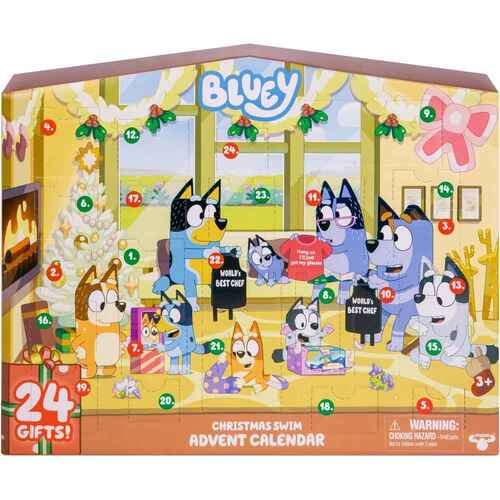 Bluey Christmas Swim Advent Calendar