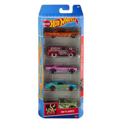 Hot Wheels 5 Pack HW Flames