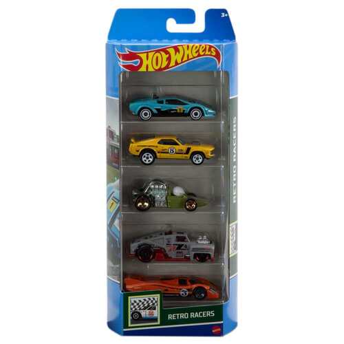 Hot Wheels 5 Pack Retro Racers