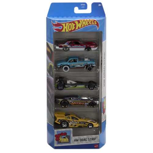 Hot Wheels 5 Pack HW Drag Strip