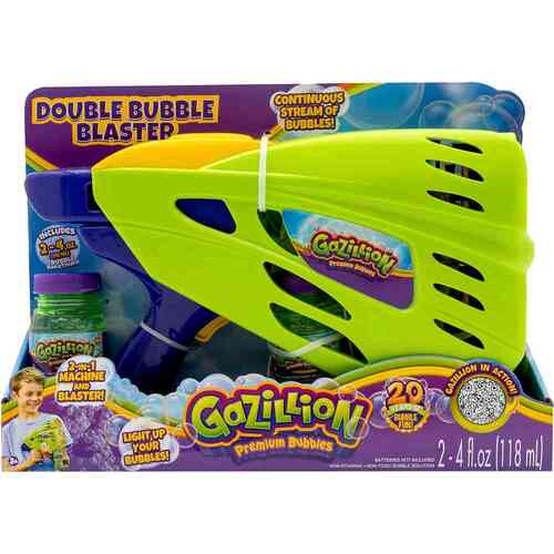 Gazillion Premium Bubbles Double Bubble Blaster
