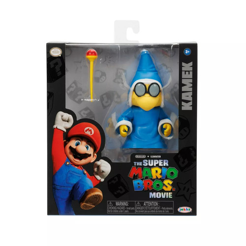 Nintendo The Super Mario Bros. Movie Kamek Figure with Wand Accessory