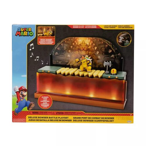 Nintendo Super Mario Deluxe Bowser Battle Playset