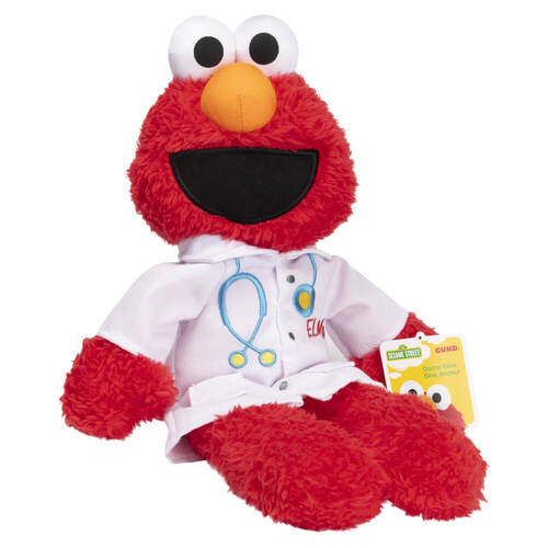 Sesame Street Doctor Elmo Take-Along Buddy Soft Toy 33cm