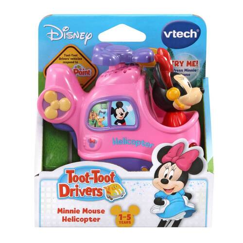 Vtech Toot-Toot Drivers Minnie Mouse Helicopter Disney