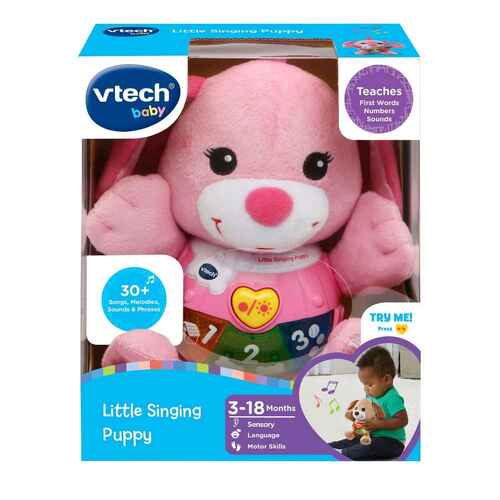 Vtech Baby Little Singing Puppy Pink