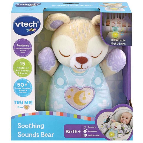 Vtech Baby Soothing Sounds Bear Blue