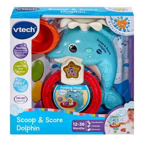 VTech Scoop & Score Dolphin Bath Toy