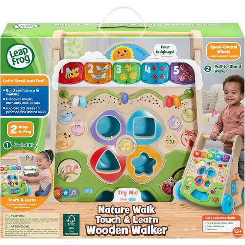 LeapFrog Nature Walk Touch & Learn Wooden Walker