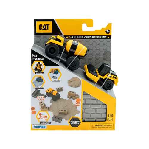 CAT Dig N' Build Concrete Playset 284g