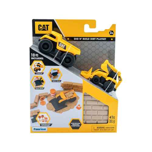 CAT Dig N' Build Dirt Playset 284g