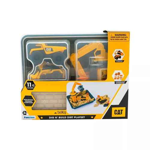 CAT Dig N' Build Dirt Playset 340g