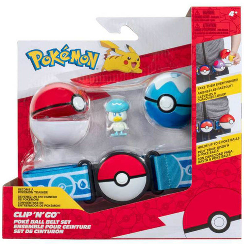 Pokemon Clip 'N' Go Poke Ball Belt Set Quaxly