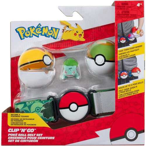 Pokemon Clip 'N' Go Poke Ball Belt Set Bulbasaur