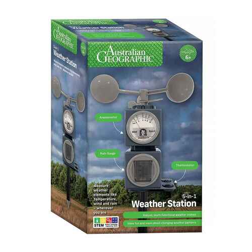 Australian Geographic 5-in-1 Weather Station