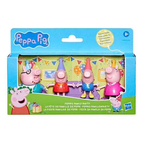 Peppa Pig Peppas Adventures Peppas Family Party 4-Pack