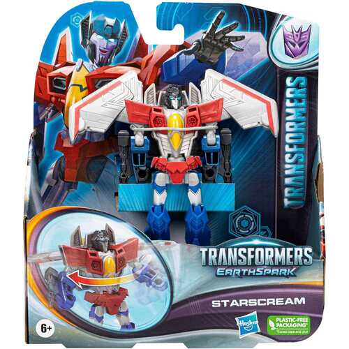 Transformers EarthSpark Warrior Starscream Action Figure