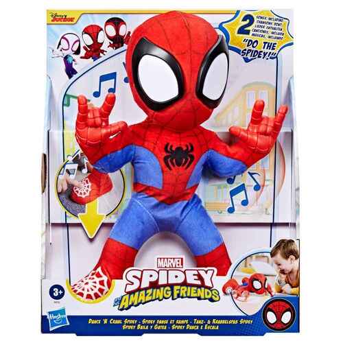 Marvel Spidey and His Amazing Friends Dance 'N Crawl Spidey Interactive Plush Toy