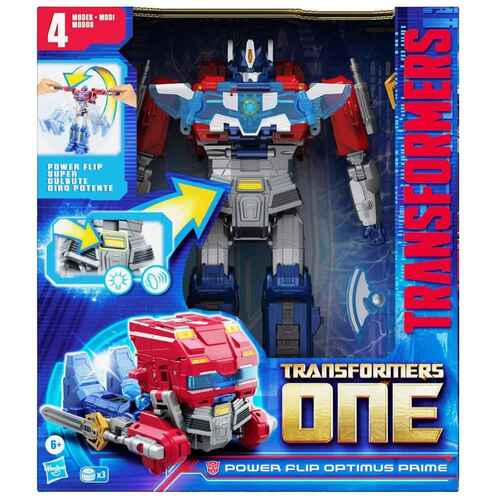 Transformers One Power Flip Optimus Prime