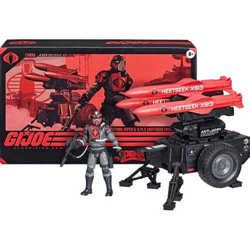 G.I. Joe GI Classified Series 111 Cobra H.I.S.S. Techno-Viper & H.M.S. Action Figure