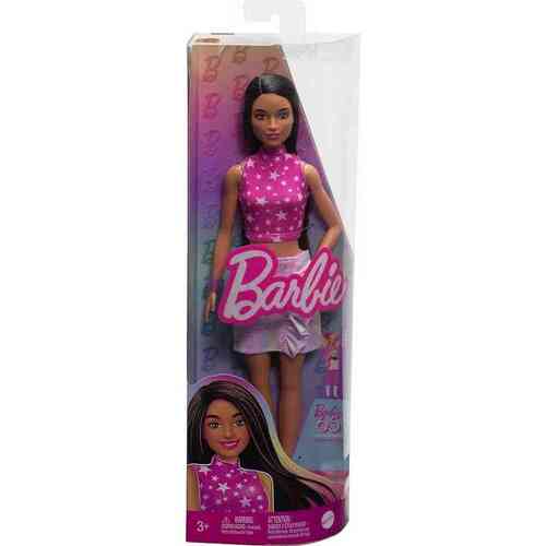 Barbie Fashionista Doll 215 Pink Star-Print Top