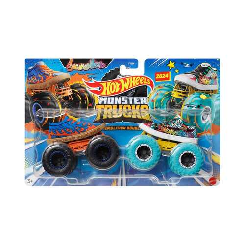 Hot Wheels Monster Trucks 1:64 Demolition Doubles Sneakerhead