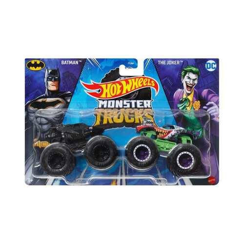 Hot Wheels Monster Trucks 1:64 Demolition Doubles Batman vs The Joker