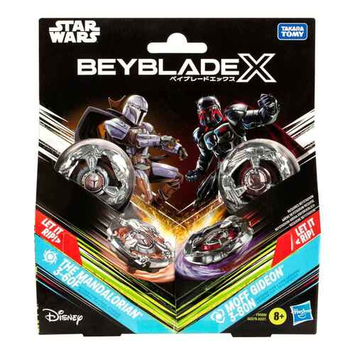 Beyblade X Star Wars Collab The Mandalorian 3-60F vs Moff Gideon 3-80N