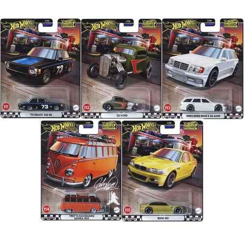 Hot Wheels Premium Boulevard Set of 5 - 111 112 113 114 115