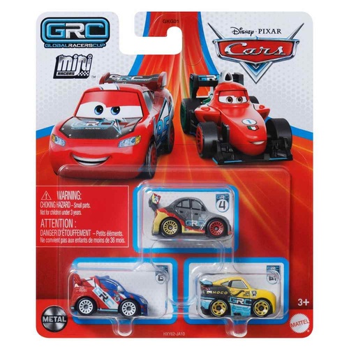 Disney Pixar Cars 3 Pack Grc Racers 3 Mini Racers